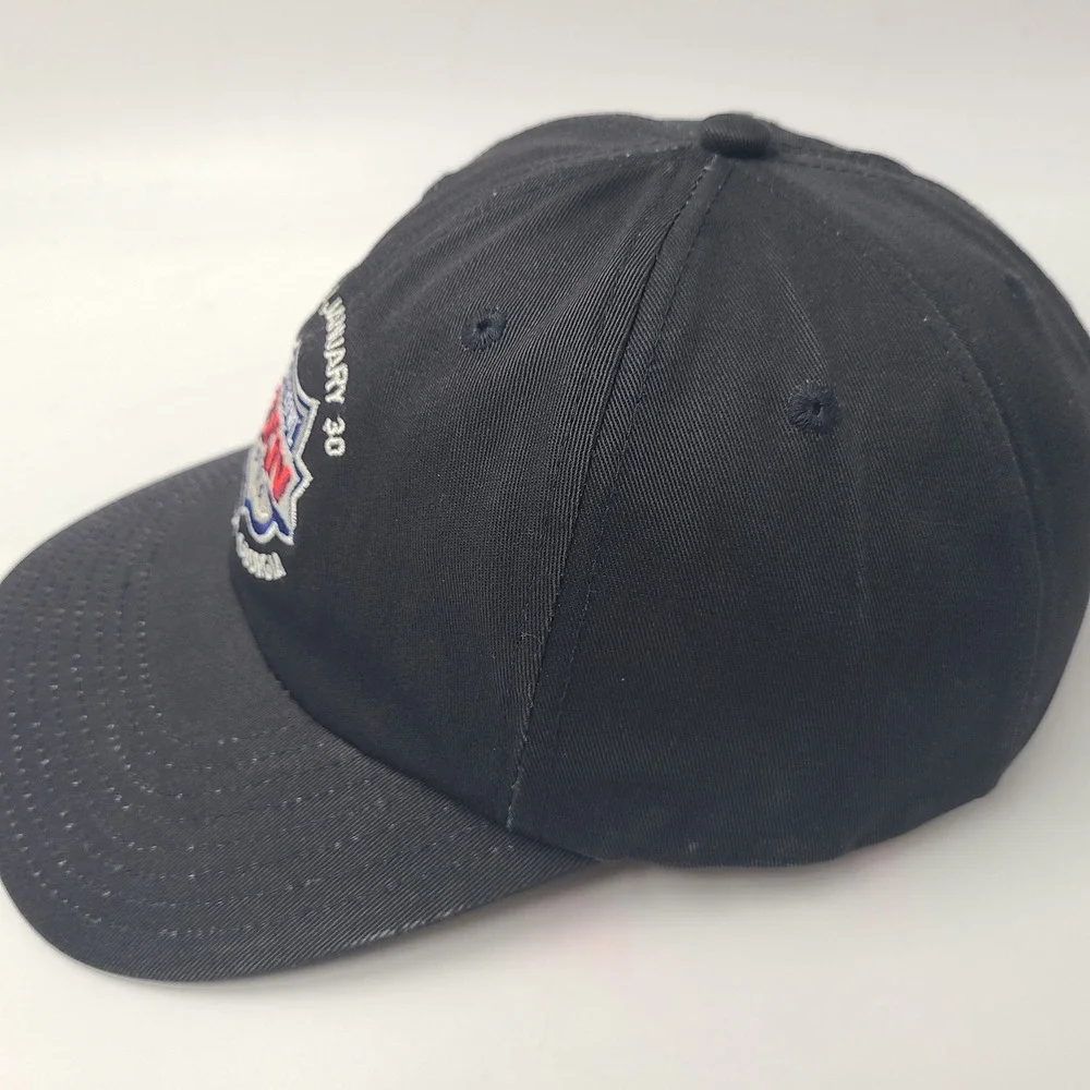Vintage Super Bowl Hat Strapback Logo‎ Athletic Black NFL XXXIV Atlanta 2000 Men